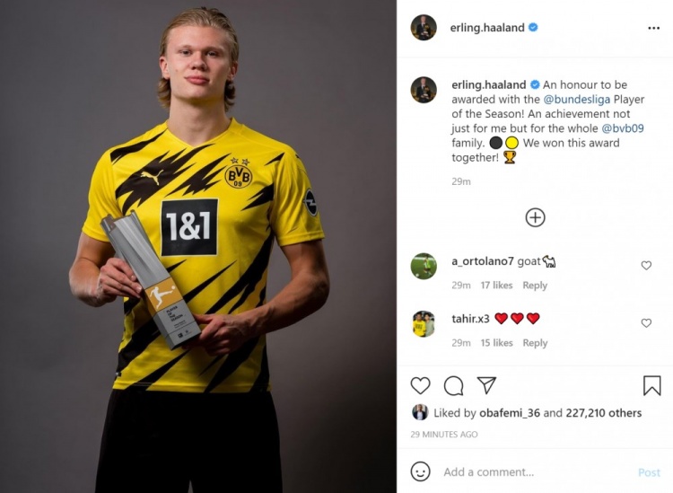 德转列多特历史最贵阵：哈兰德领衔，贝林、桑乔、罗伊斯上榜